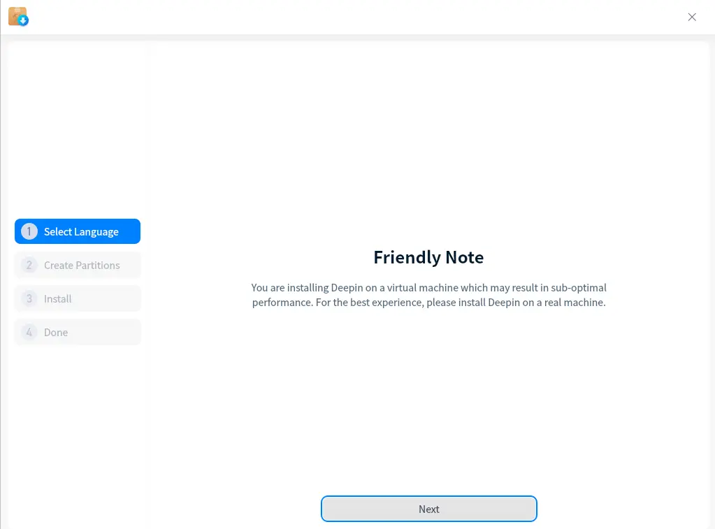 Friendly Note install Deepin