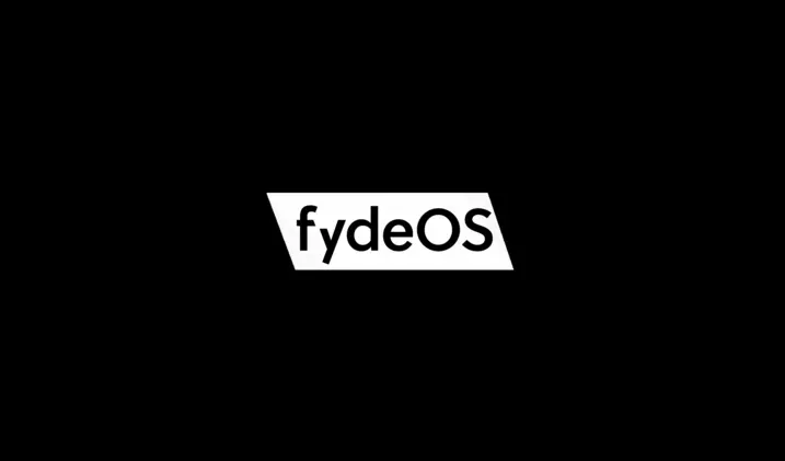 FydeOS logo screen