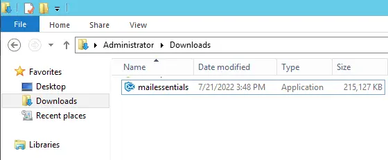 GFI MailEssentials installer