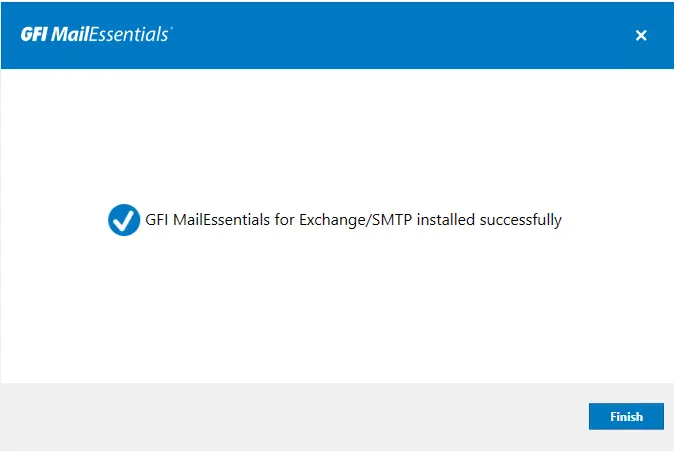 GFI MailEssentials successfully upgraded