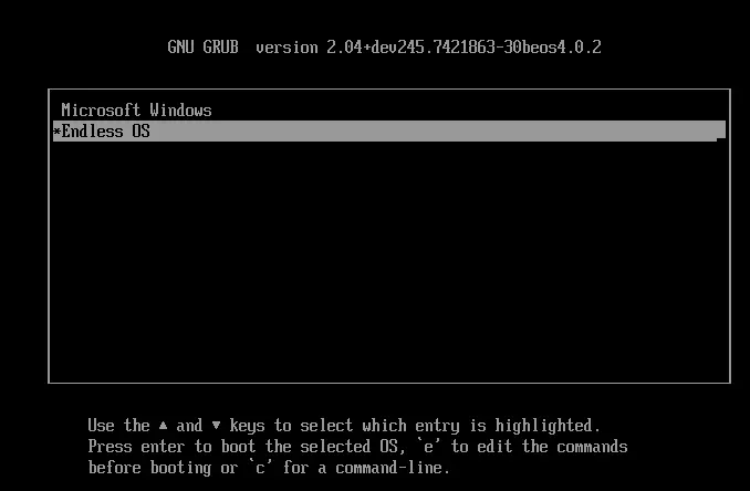 GNU grub version 2.04