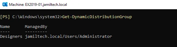 Get-dynamicdistributiongroup