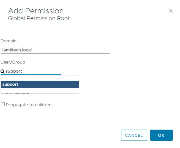 Global permission root