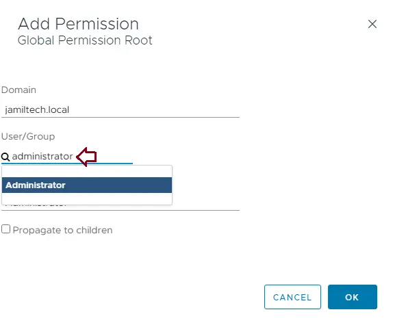 Global permission root