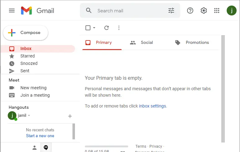 Gmail account