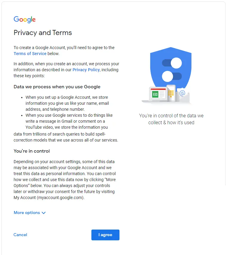 Google Privacy and Terms