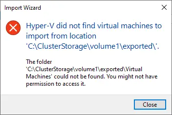 Hyper-V Did Not Find Virtual Machines