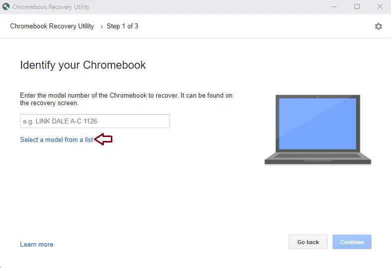 Identify your Chromebook