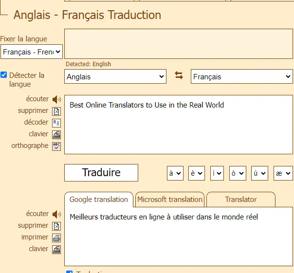 ImTranslator online translator