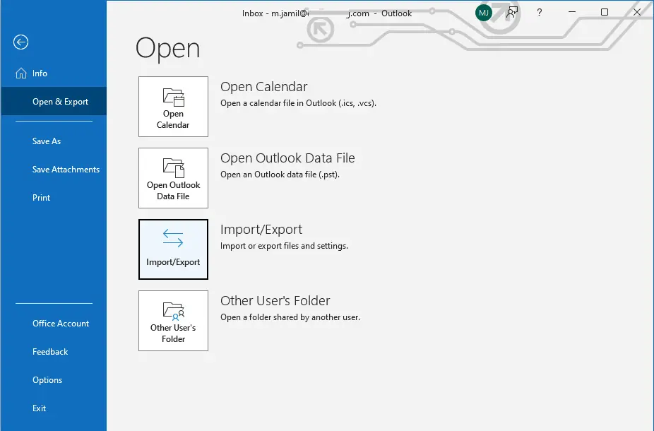 Import PST to Microsoft 365