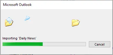Importing Outlook 365 .pst file