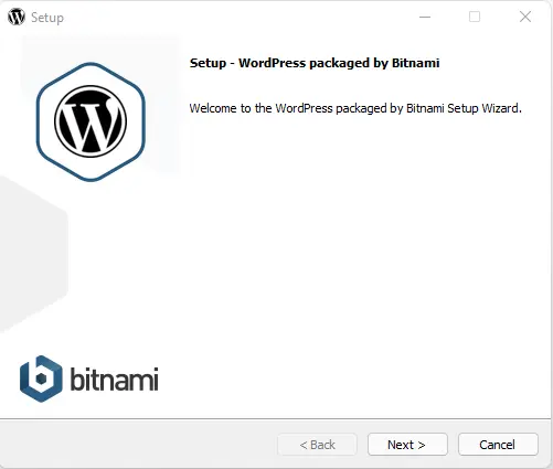 Install Bitnami WordPress Stack