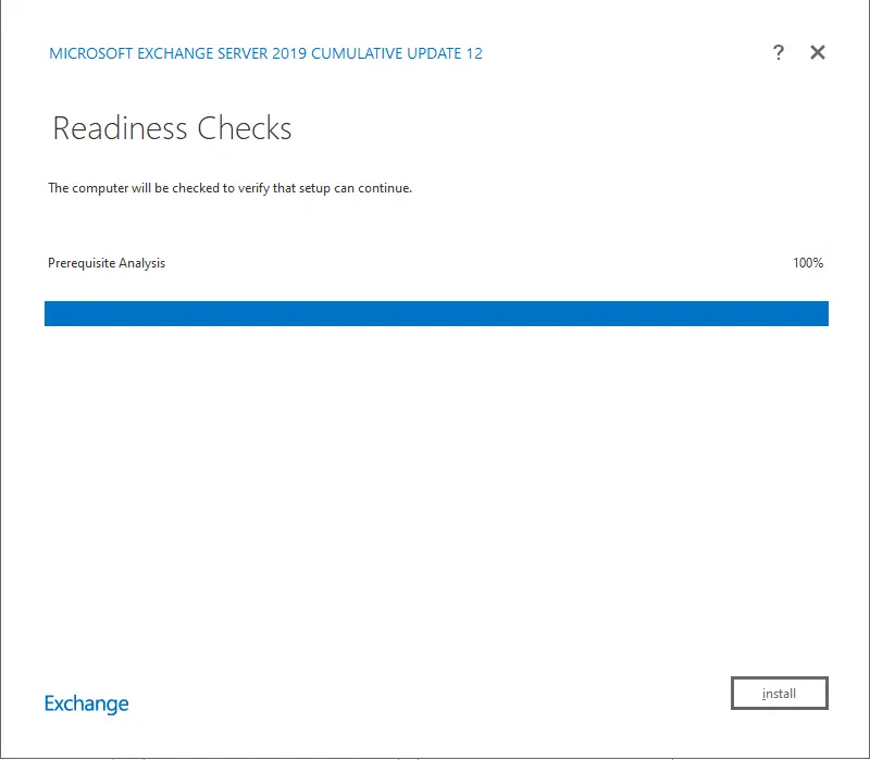 Install Exchange Server 2019