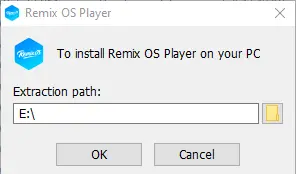 Install Remix OS player