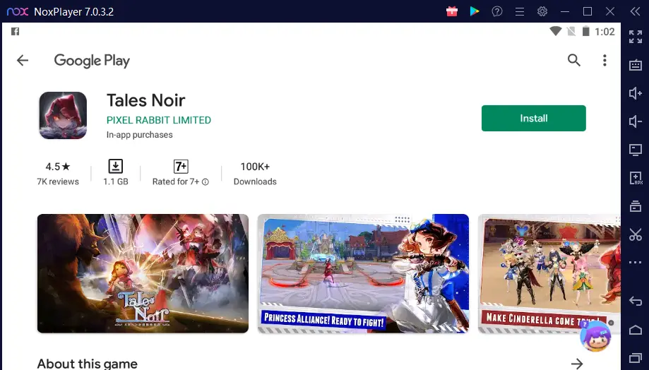 Install Tales Noir Nox Player