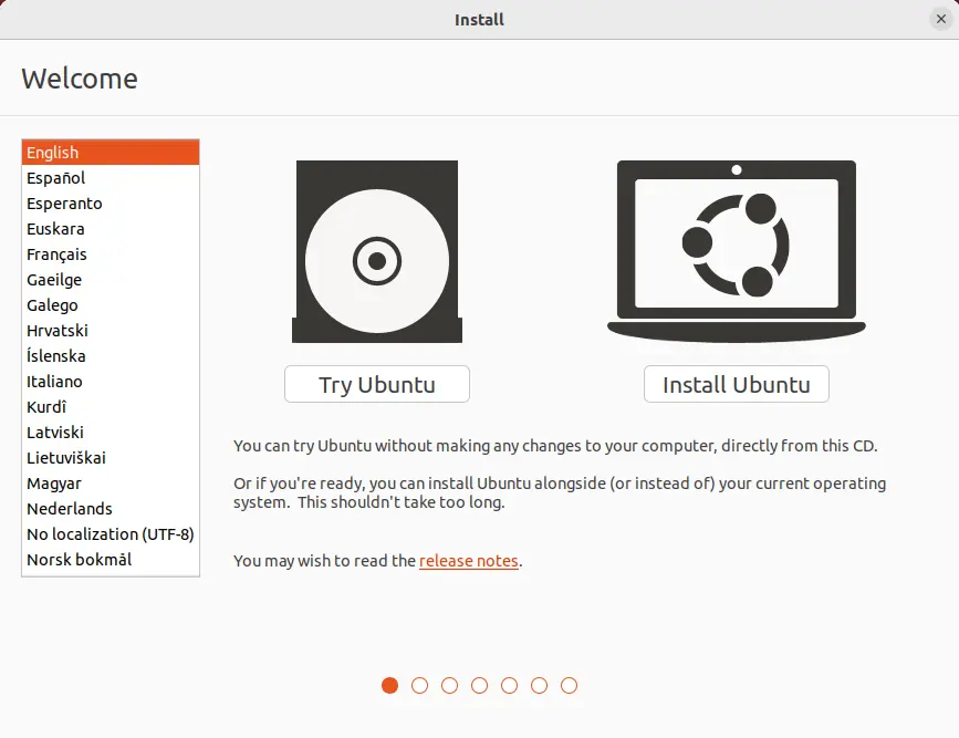 Install Ubuntu desktop