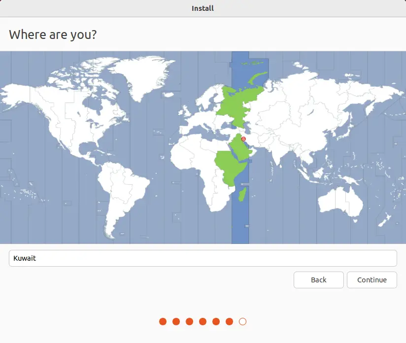 Install Ubuntu time zone