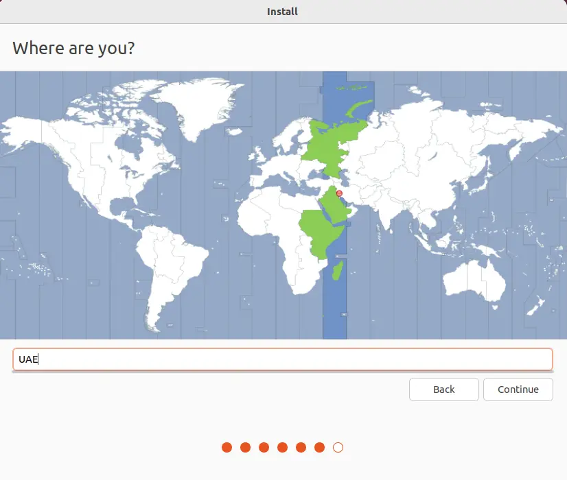 Install Ubuntu timezone