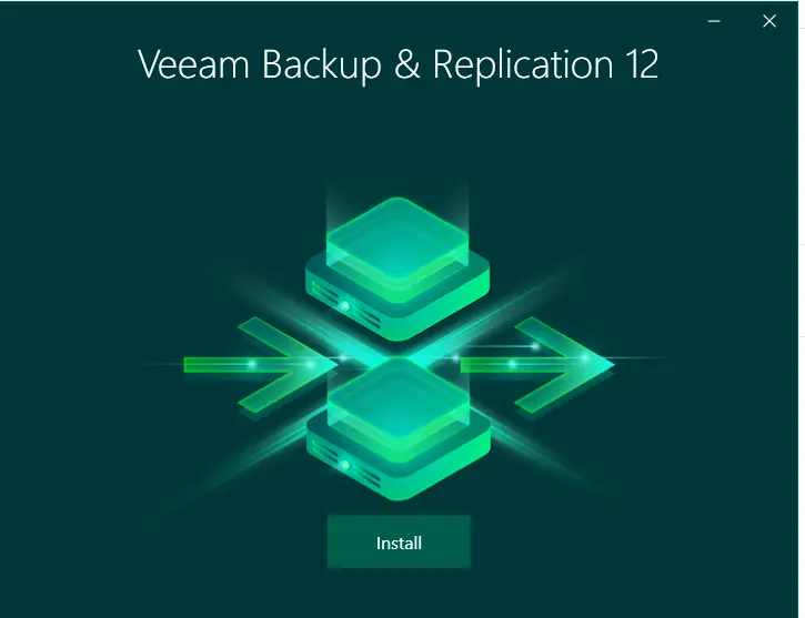 Install Veeam backup and Replication 12