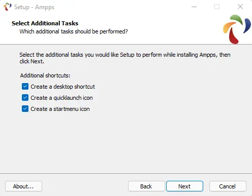 Install ampps additional tasks
