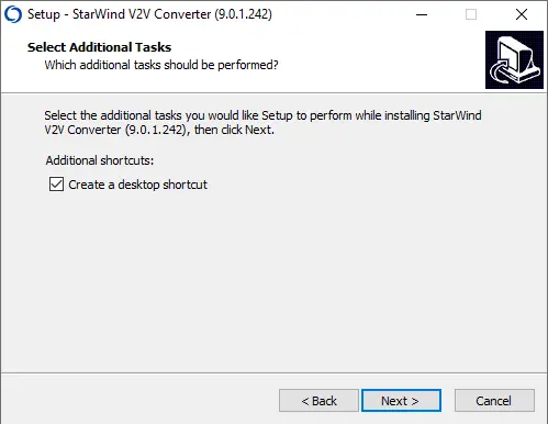 Install v2v converter additional tasks