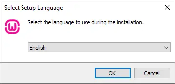 Install wampserver select language