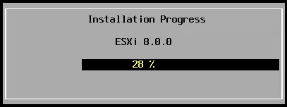 Installing ESXi 8.0