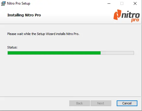 Installing Nitro Pro