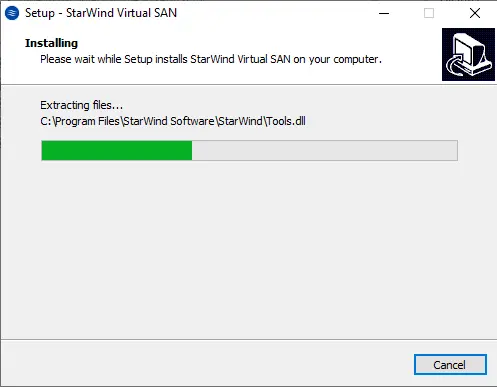 Installing StarWind virtual tape library