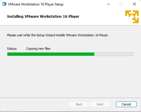 Installing VMware Workstation player