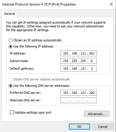 Internet protocols properties v4