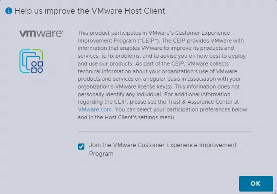 Join VMware customer experience