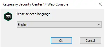 KSC web console 14 language