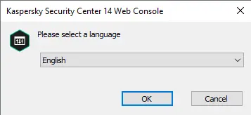 Kaspersky Security Center language