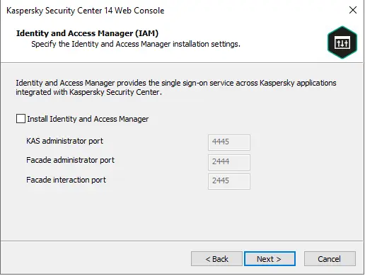 Kaspersky identity and access manager