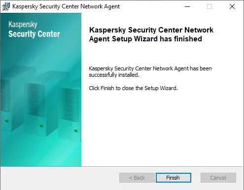 Kaspersky network agent installed