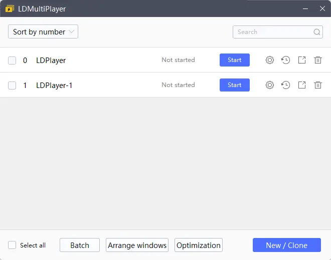 LDMultiPlayer backup and store data