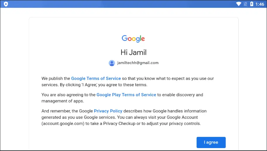 LDPlayer agree google services