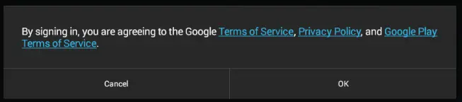 Leapdroid Google terms of services