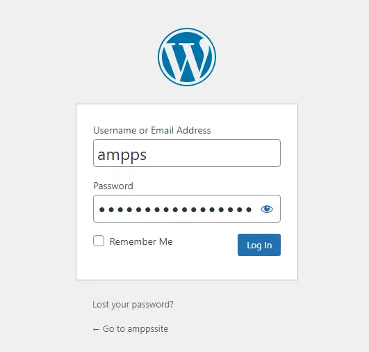 Login WordPress