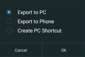 MEmu export to pc