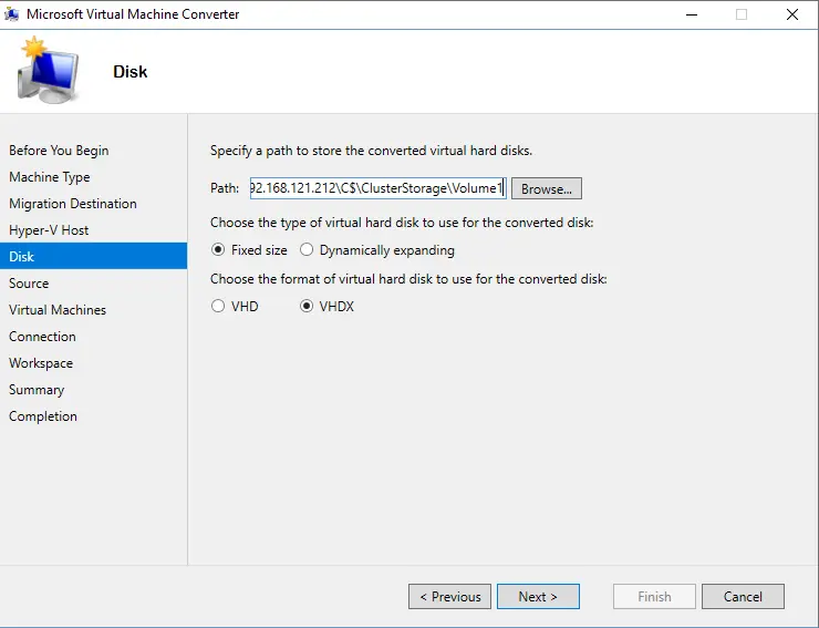 MVMC specify a path