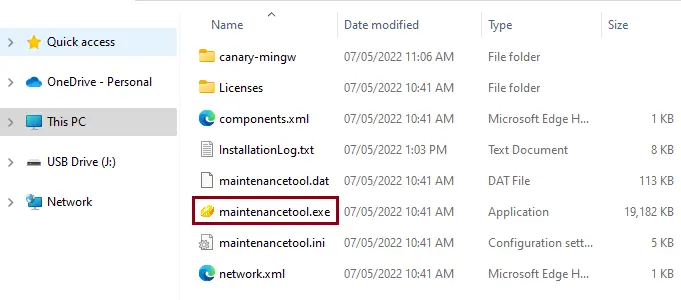 Maintaintancetool.exe uninstall Citra