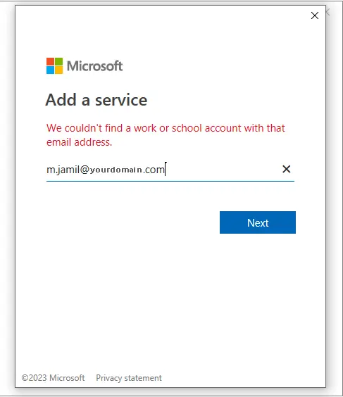 Microsoft 365 account