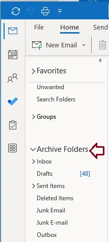 Microsoft outlook 365 archive