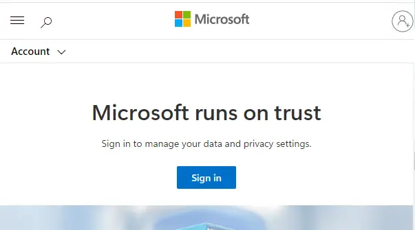 Microsoft runs on trust