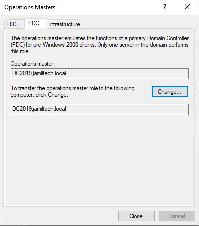 Migrate Domain controller Server 2008 R2 PDC