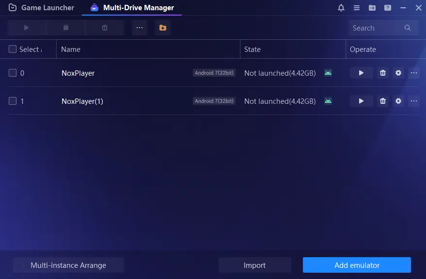 Multi-Drive Manager restored data