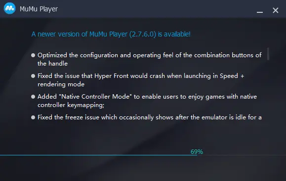 Mumu player new version downloading