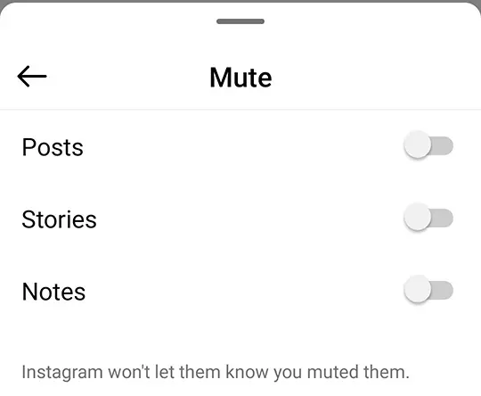 Mute someone on Instagram